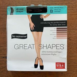 No nonsense Great Shapes All Over Shaping Tights Pantyhose Size B